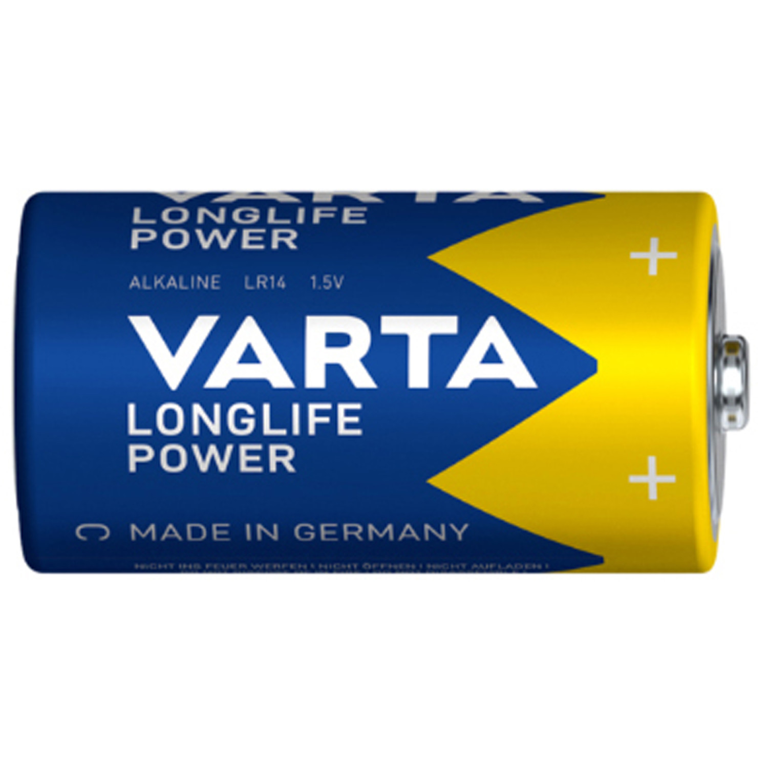 Baterija 'Longlife Power', augstas veiktspējas, C izmērs, R321002, VARTA