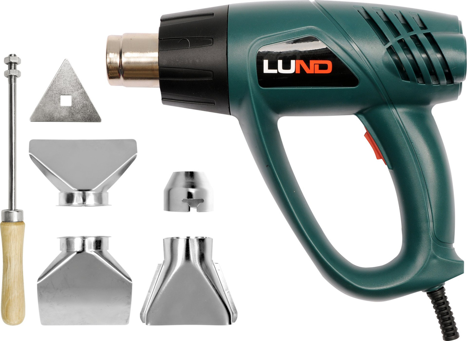 HOT AIR GUN 2000W W. ACCESSORIES /LUND/ 79325 LUND