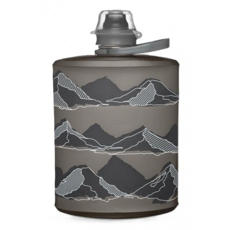 Mīkstā pudele STOW MOUNTAIN 0,5L, Mammoth Grey, 0834456003649 HYDRAPAK