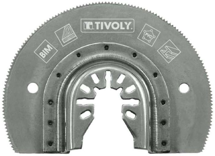 Daudzfunkcionāls zāģa asmens 87mm, segment, BiM, kokam, plastmasas un metāla; XT512120001 TIVOLY