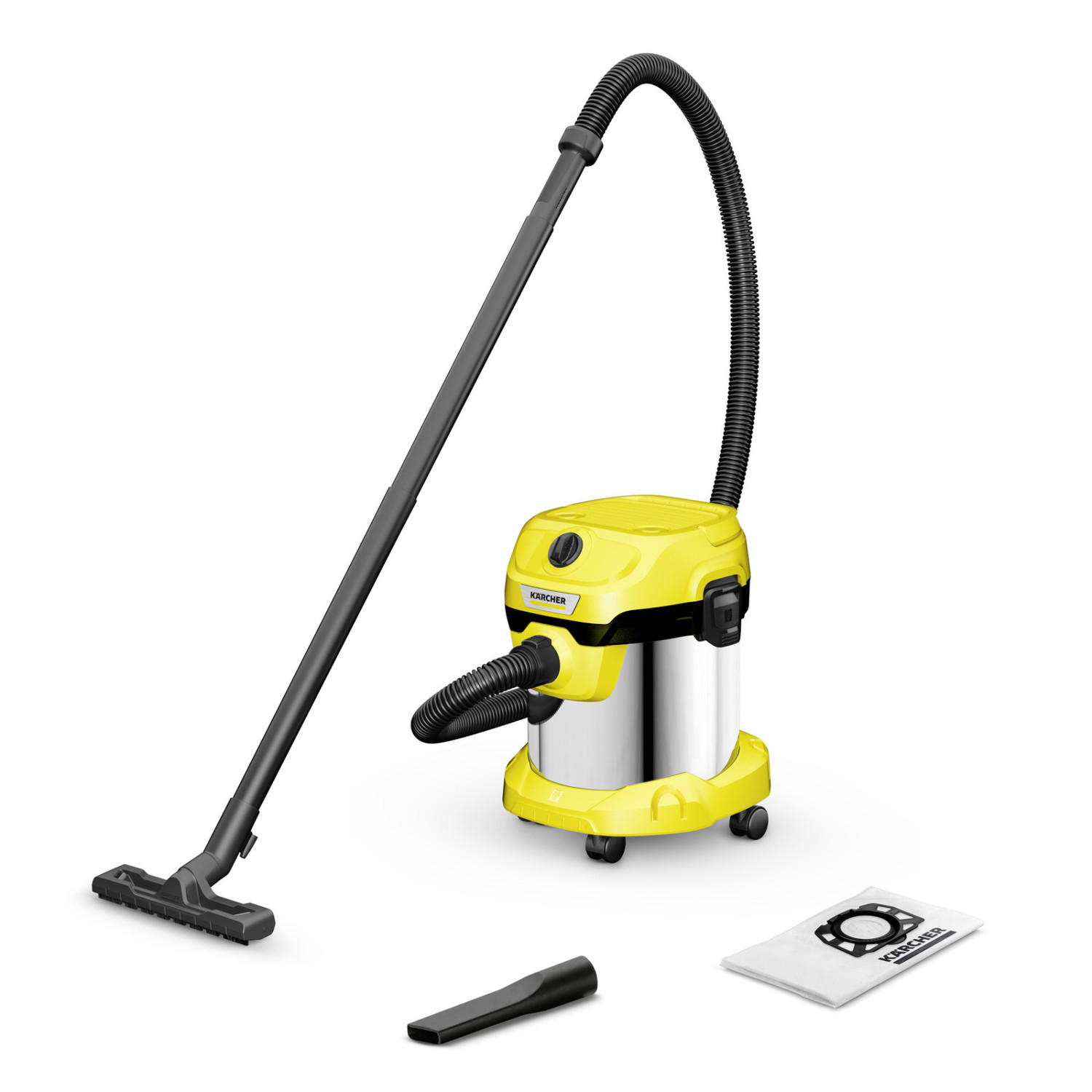 Dulkių siurblys sausai ir šlapiai priežiūrai WD 2 FOAM PREMIUM 15L *EU 1.628-050.0 KARCHER