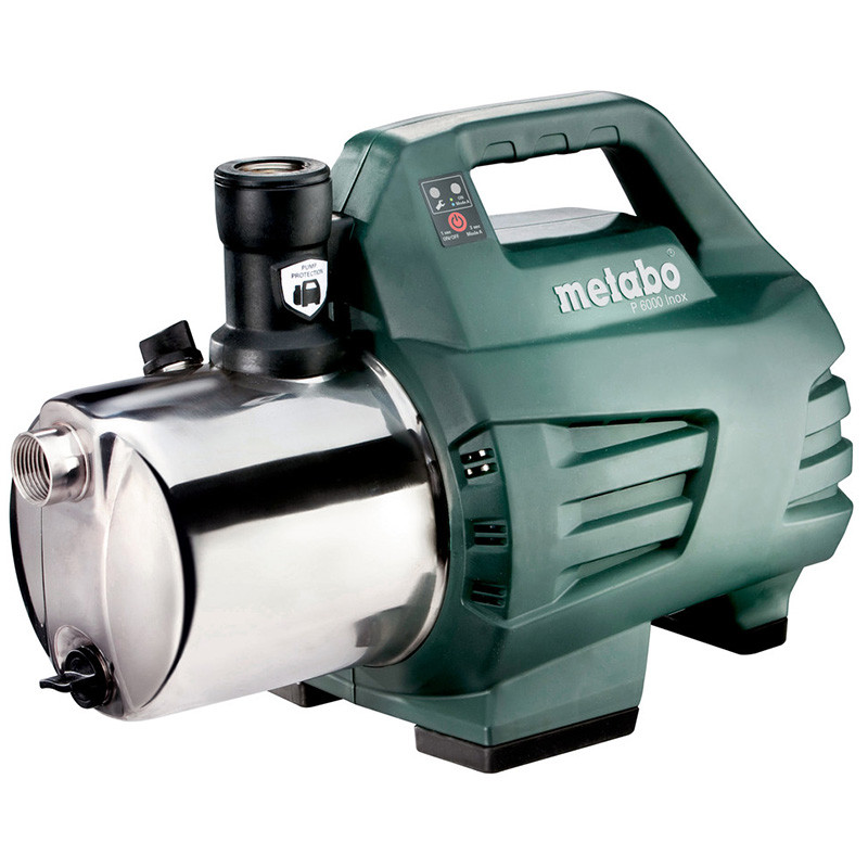 Vandens siurblys 6000l/h, 5,5bar, P 6000 INOX, 600966000 METABO