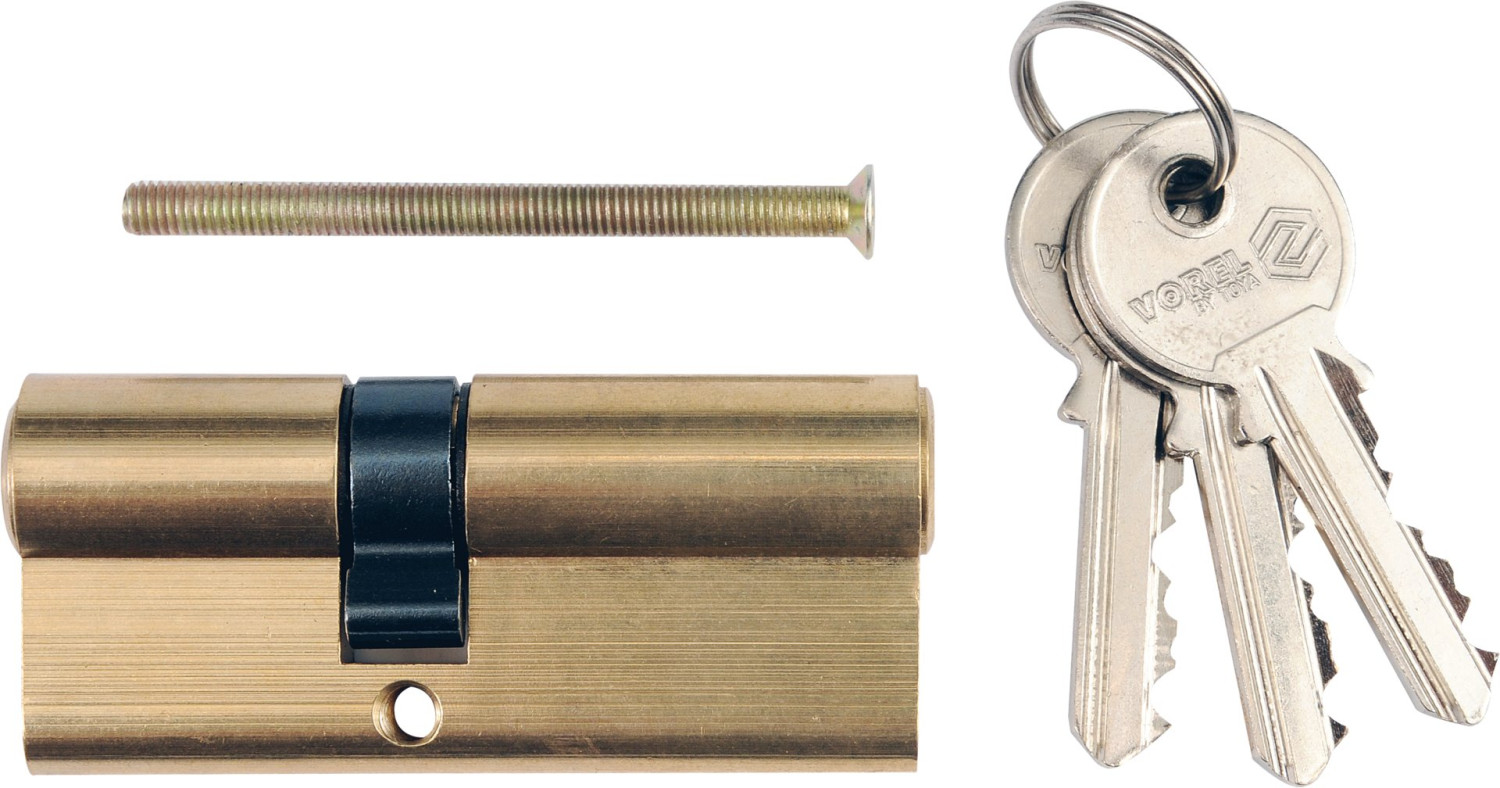 LOCK CYLINDER 72MM 3-KEYS 31/41 77203 VOREL