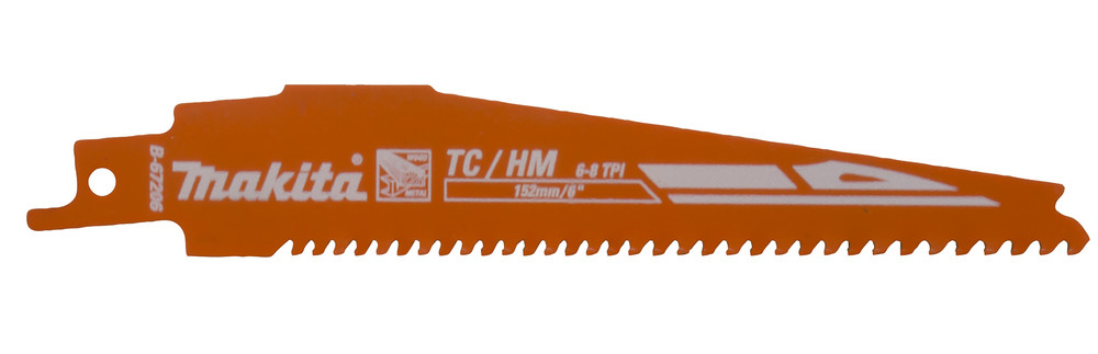 Zobenzāģa asmeņi RESCUE, TC/HM 152x1,25mm, (6-8tpi), 25gab., B-67206 MAKITA