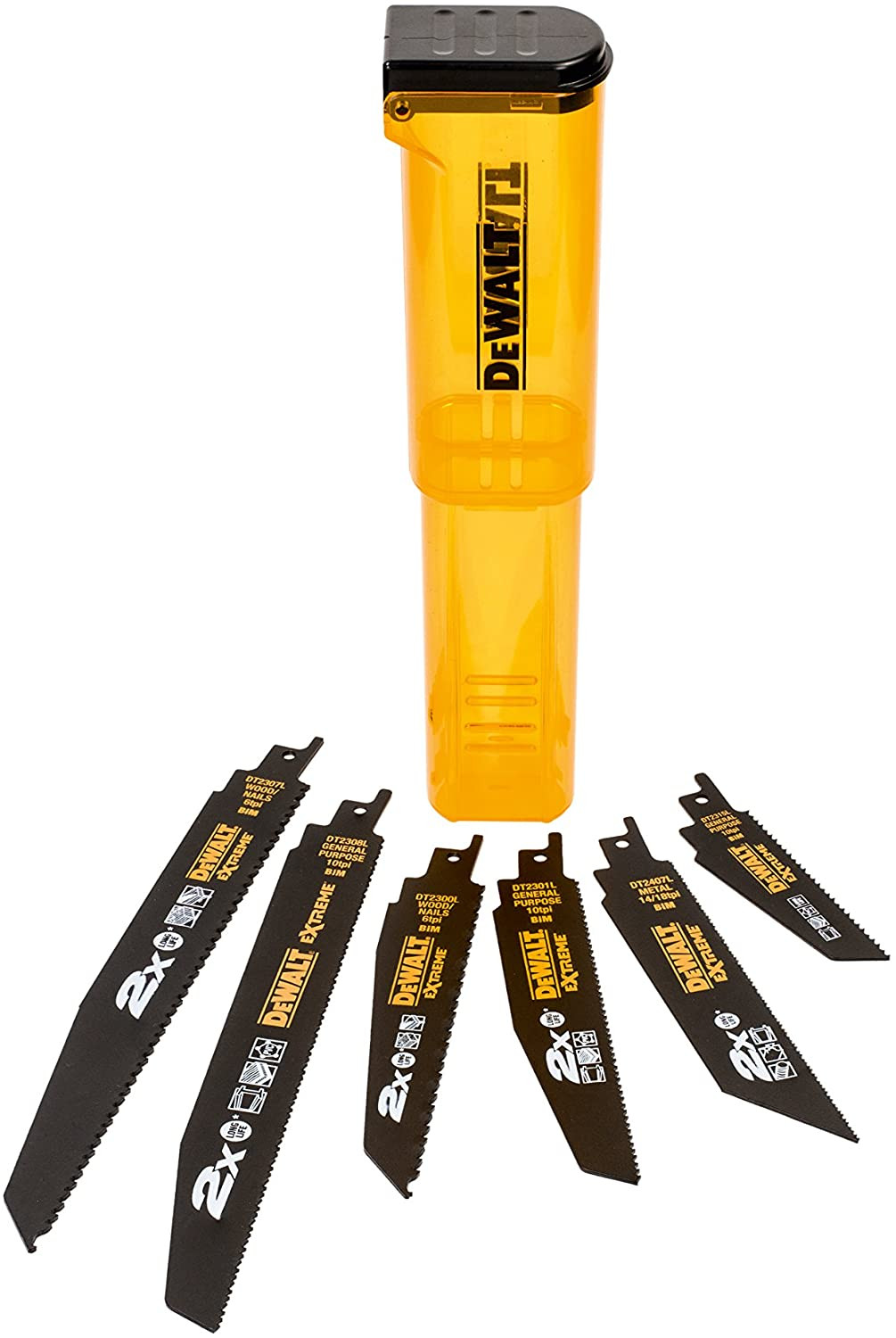 Tiigersaeterade komplekt 6tk DT2440L-QZ DEWALT