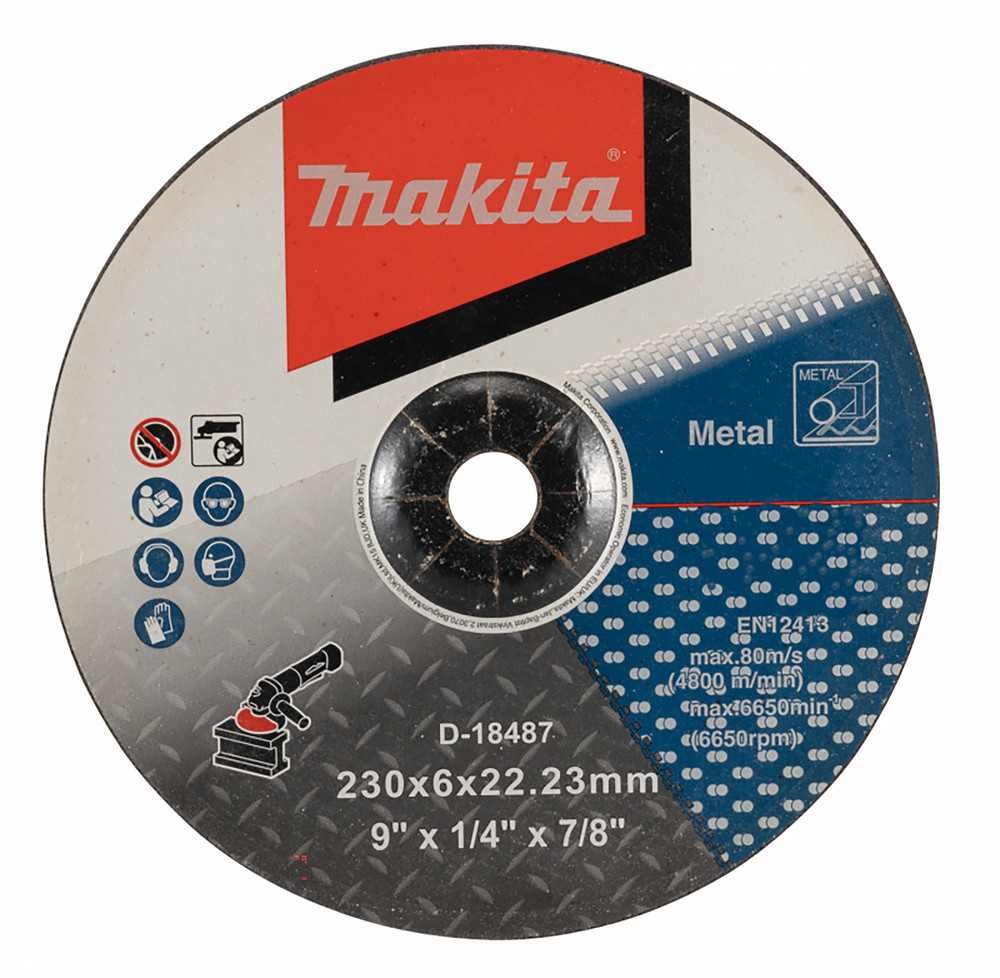 Slipripa 230X6 A24R metālam, D-18487 MAKITA