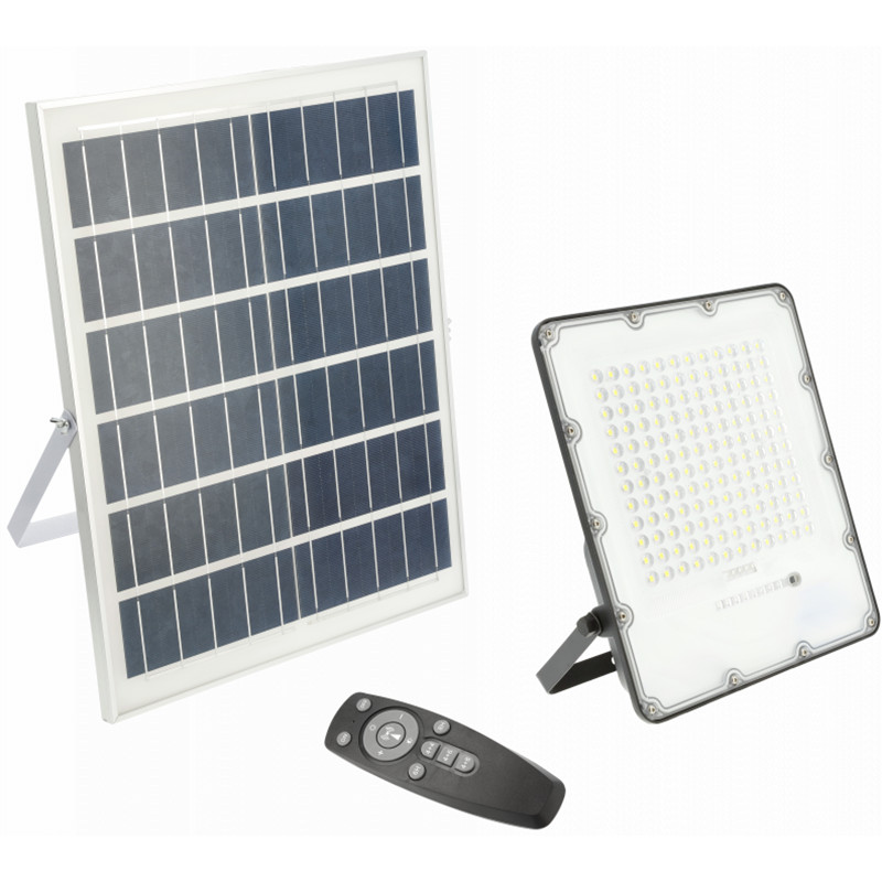 Solārais LED prožektors BRAVOS, 200W, 2000lm, 6400K, IP65, 120°, saules panelis, LD-BRAVOS200W-64 GTV