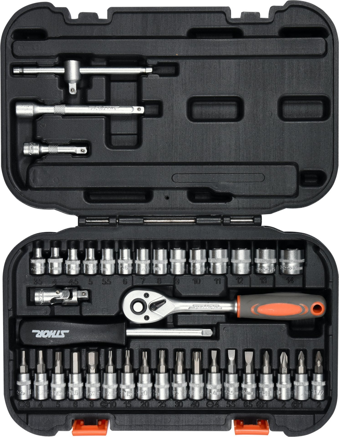 TOOL SET 1/4" 38PCS 58640 STHOR