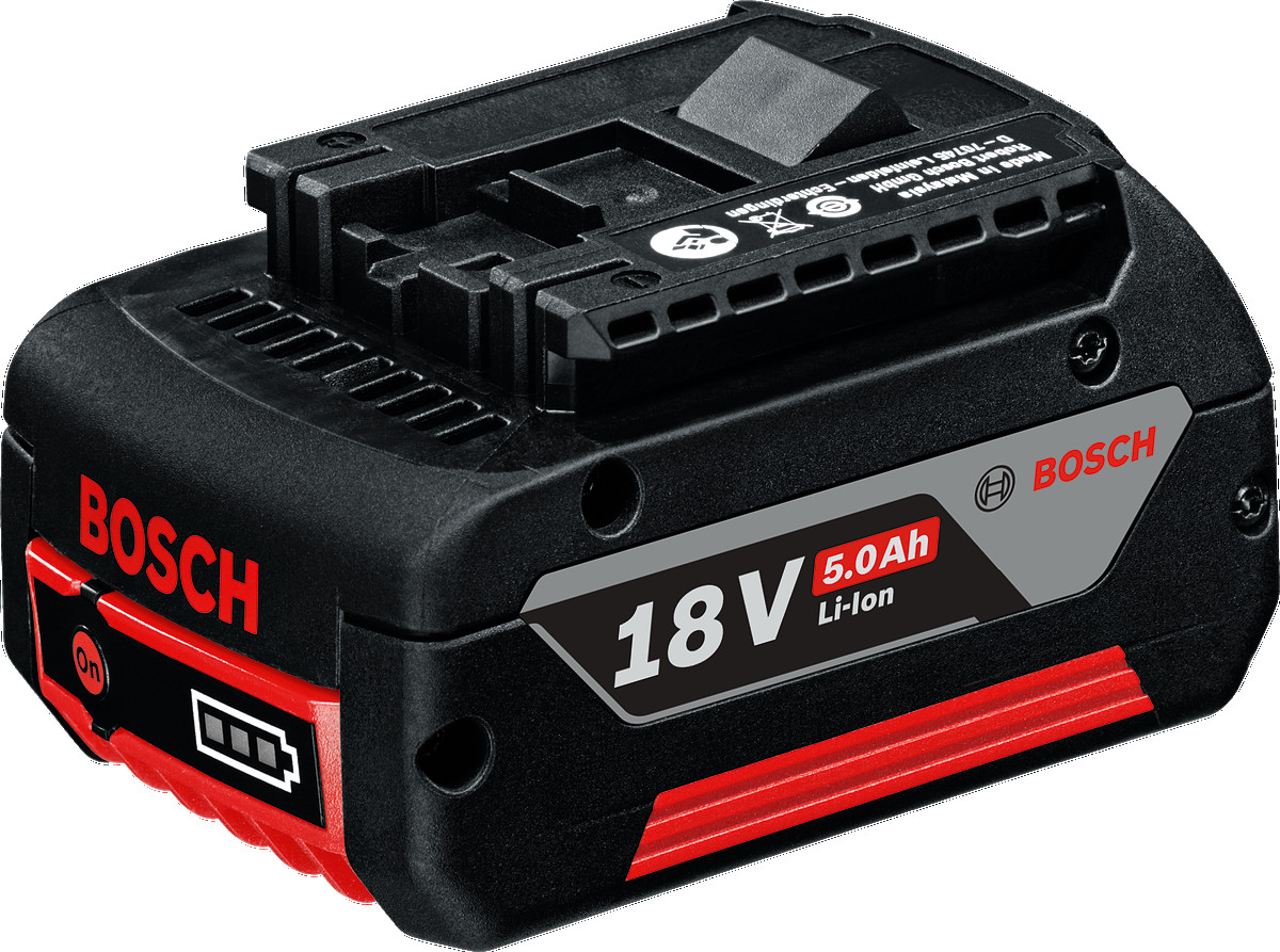 18V Li-Ion akumulators, 5.0 Ah, bez atmiņas efekta, 2607337070 BOSCH