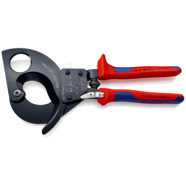 Kabeļu griezējs ar sprūdratu Ø52mm, 380mm² 9531280 KNIPEX