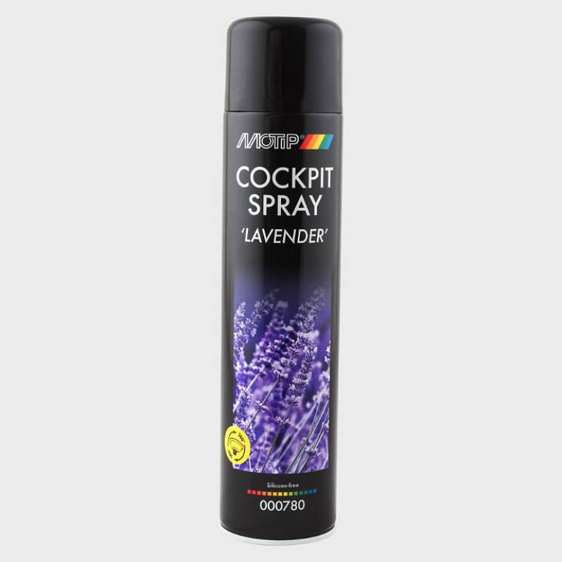 Salona tīrīšanas līdzeklis COCKPIT SPRAY lavandas aromāts 600 ml 000780 MOTIP