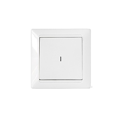 Switch STILJ u / p, 1 switch, with indicator, white BYLECTRICA