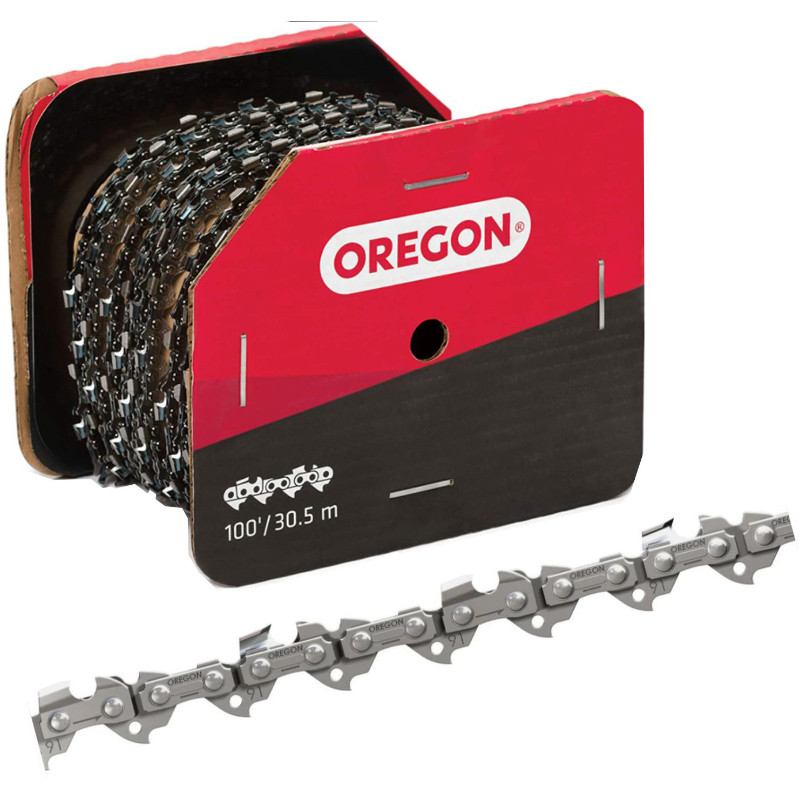 Kett 3/8", 1,3 mm, rull (30,5 m, 1640) r; 91R100R Oregon