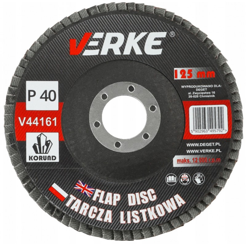 Lihvkettas 125mm G40 Standard V44161 VERKE