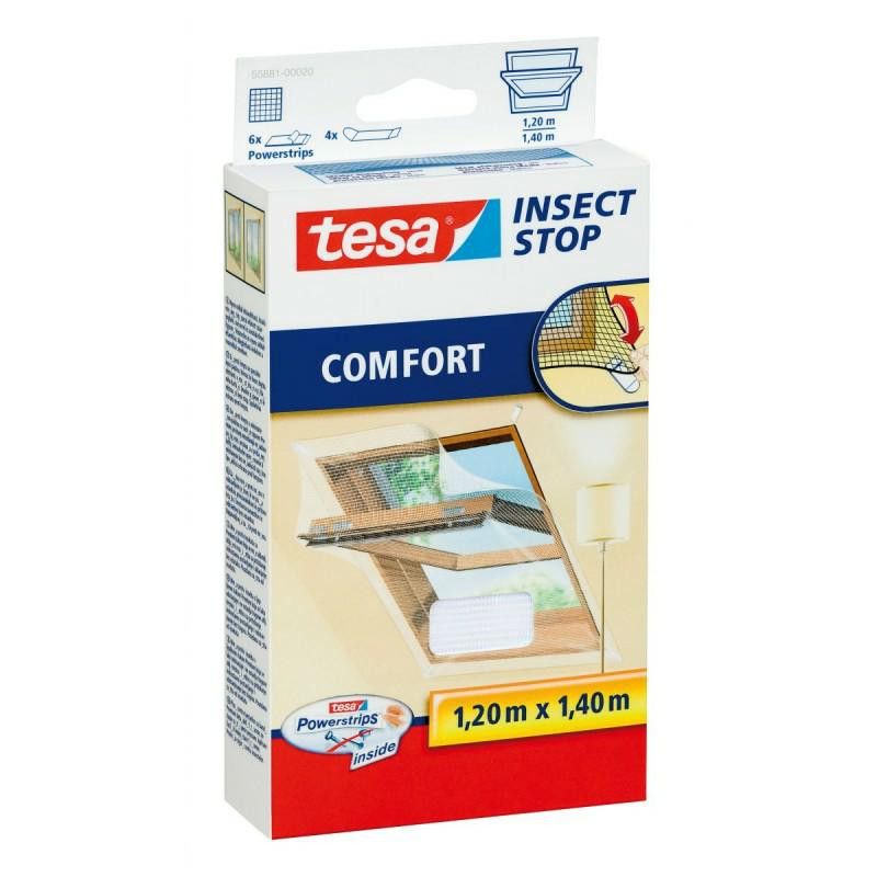 Insektu tīkls logam 1.2x1.4m; 55881-00020-00 TESA