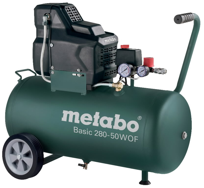 Kompresors Basic 280-50 W OF, bez eļļas, Metabo