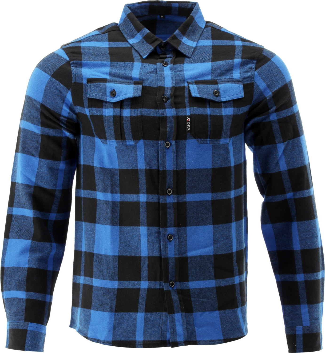 FLANNEL SHIRT BLUE S. 2XL YT-78810 YATO