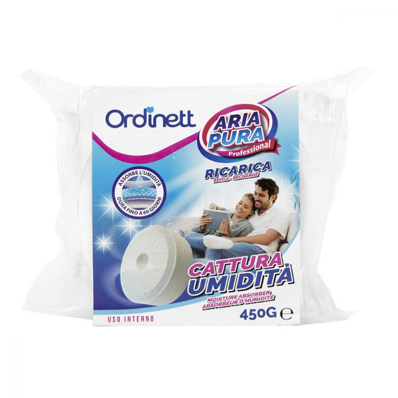 Mitruma absorbētāja papildināmā tablete, 450g, neitrāla smarža 1231146 ORDINETT