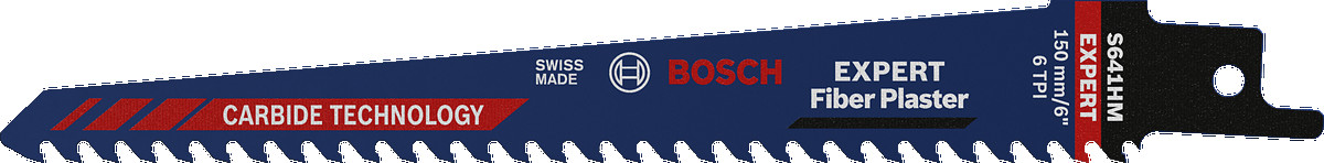 1 Zobenzāģa asmens S641HM Fiber Plasterboard, Zobenzāģiem EXPERT FIBER PLASTER S641HM ASMENS, 2608900407, BOSCH