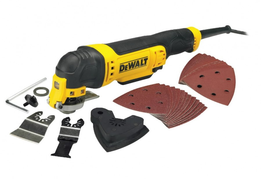 Daugiafunkcinis įrankis DWE315 + priedai DWE315 ir DW DeWalt