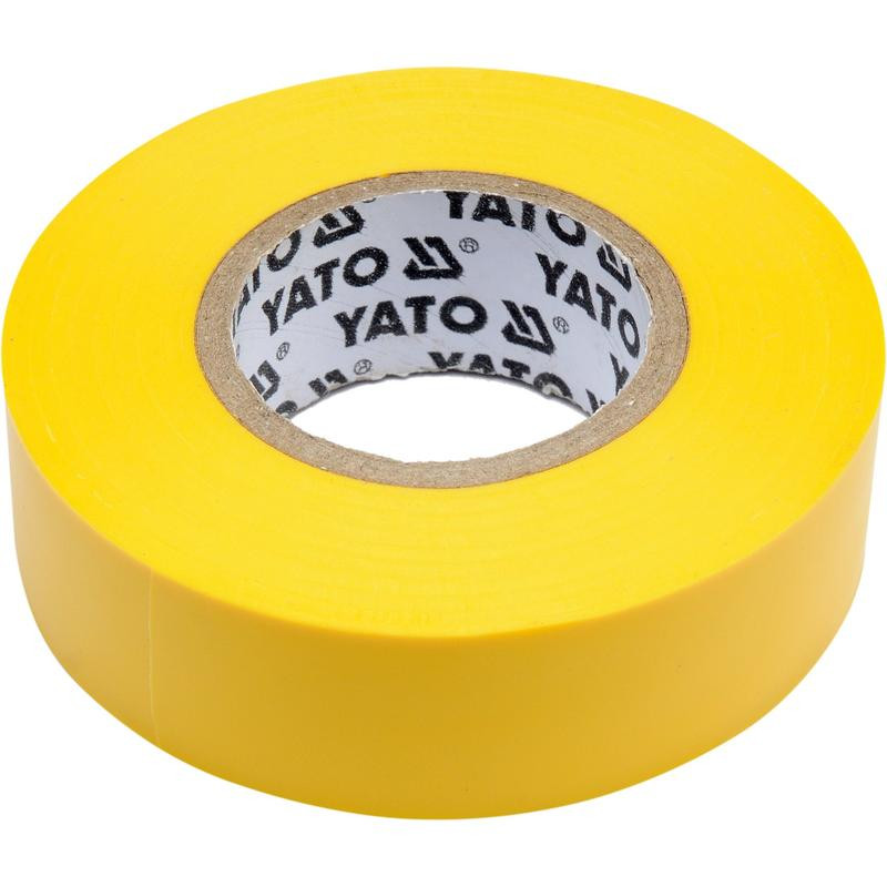 Insulation Tape 0.13Mm 19Mmx20M Yellow YT-81654 YATO