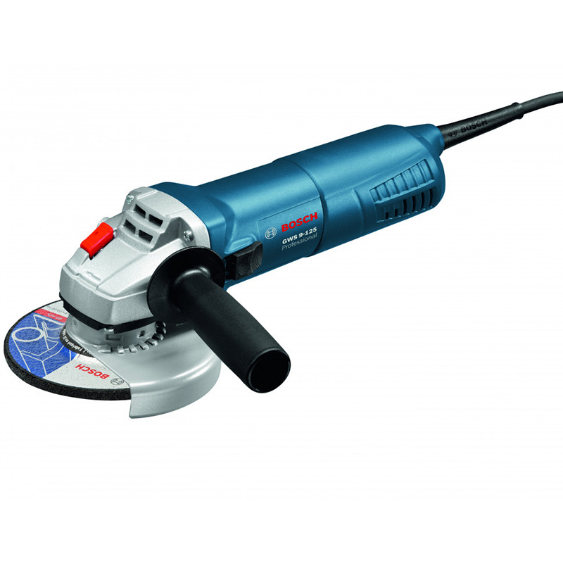 Elektriskā leņķa slīpmašīna GWS 9-125, 125mm, 900W, 0601396007 BOSCH