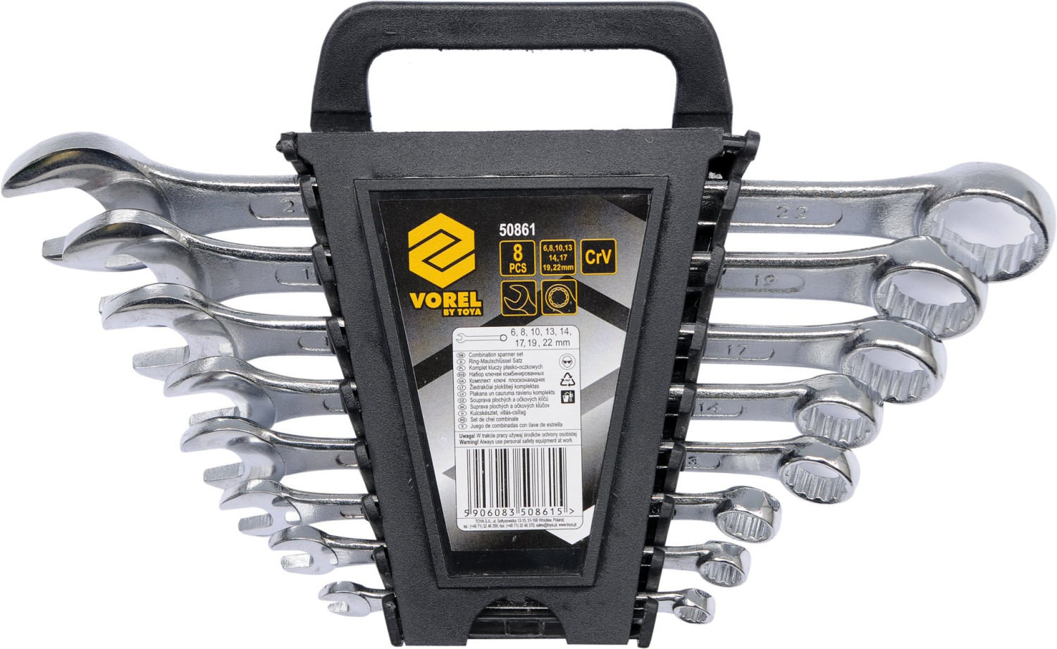 COMBINATION SPANNER SET 8PCS 50861 VOREL