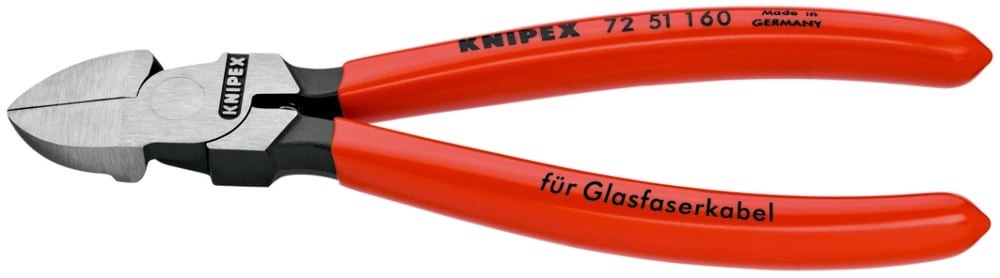 Diagonal Cutter for fibre optics 7251160 KNIPEX