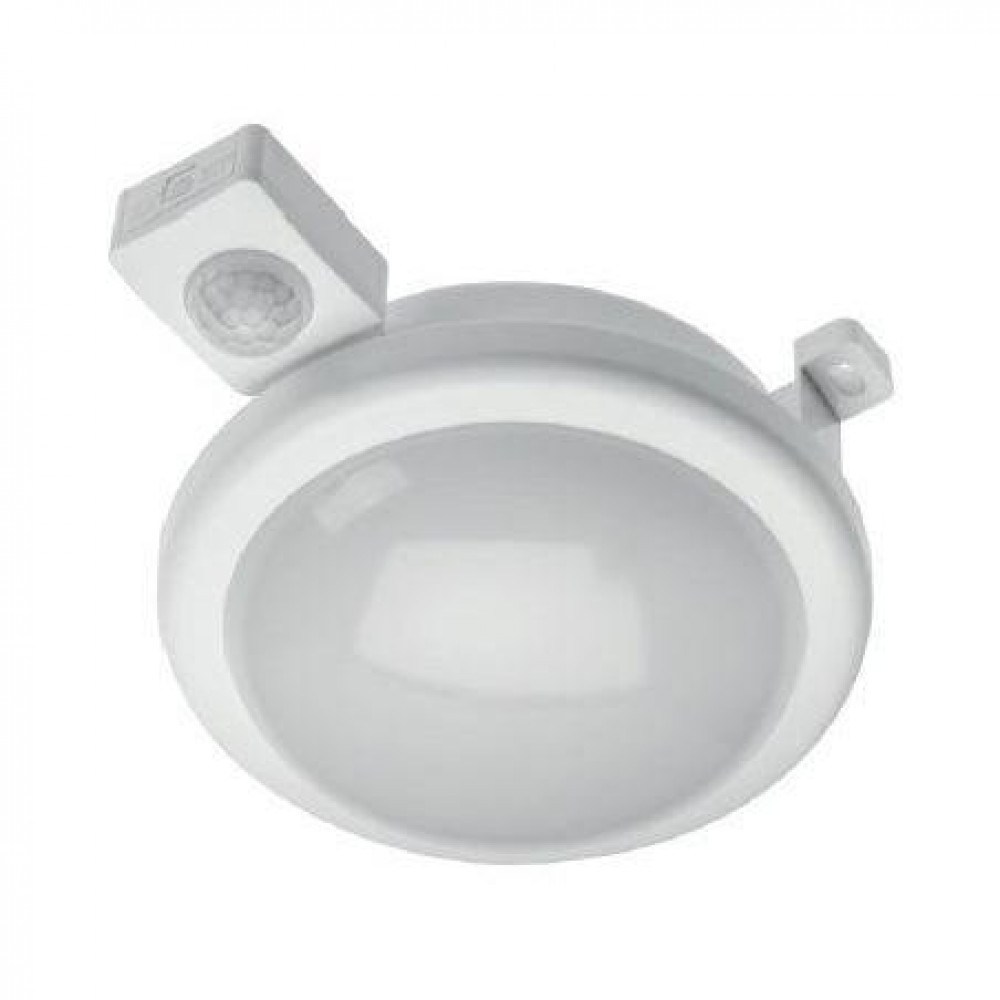 LED griestu gaismeklis DELTA ar kustības sensoru, balts, 6 W, 400 Lm, 4000K, IP54 LD-DELOR6WC-NB GTV