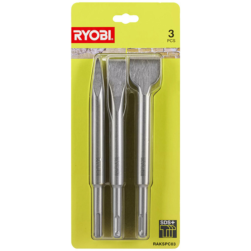 Зубила SDS + RAKSPC03 3шт RYOBI