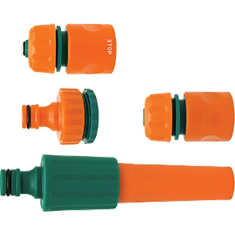 HOSE SET 4PCS W TAP ADAPTOR 1/2" & 3/4" 89204 FLO