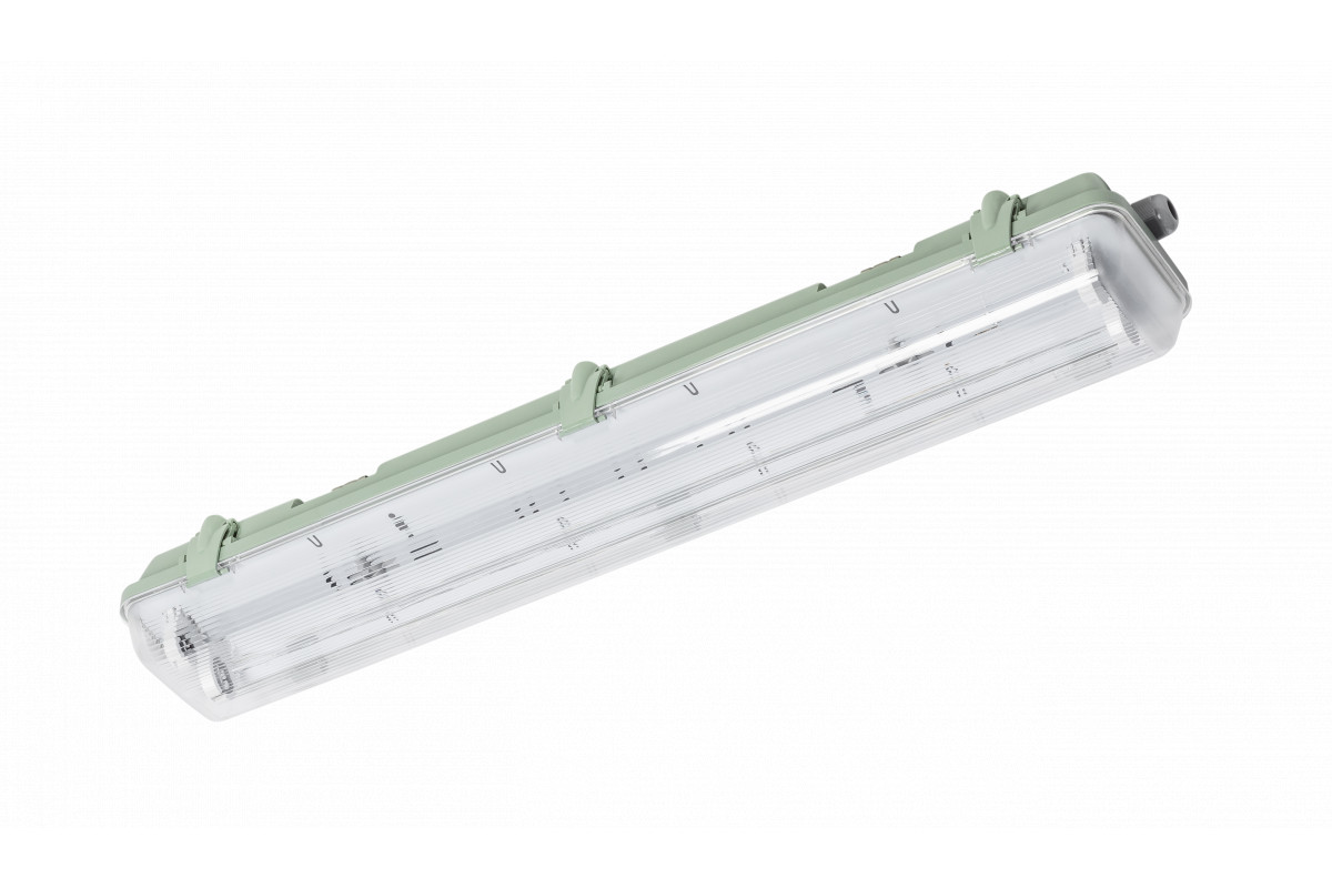 Laevalgusti HELIOS, LED T8 pirnidele, 2x60cm IP65 LD-HEL218B-30 GTV