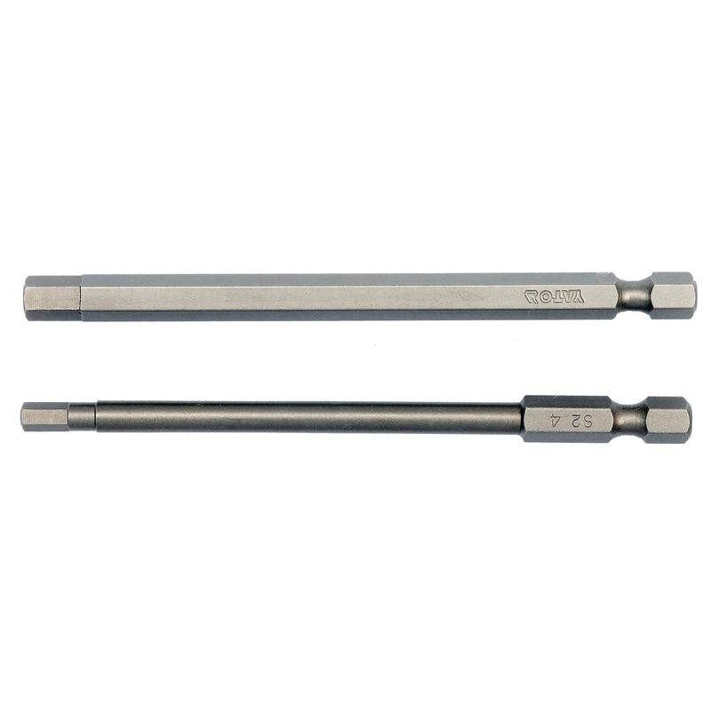 Kruvikeeraja otsikud 1/4'', 2pc, 4X100mm; 6X100mm HEX DRIVE YT-0495 YATO