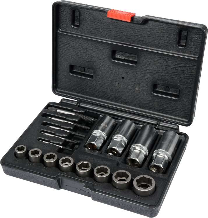 Screw And Stud Extractor Set 17 Pcs YT-06033 YATO