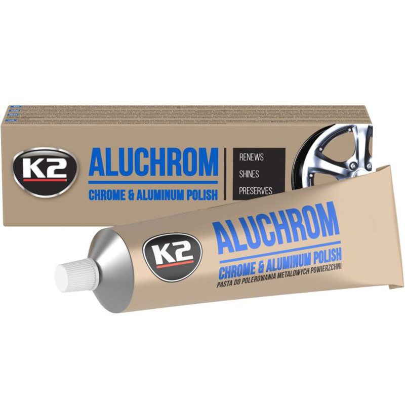 Pasta alumīnija un hroma pulēšanai ALUCHROM 120g, K003 K2