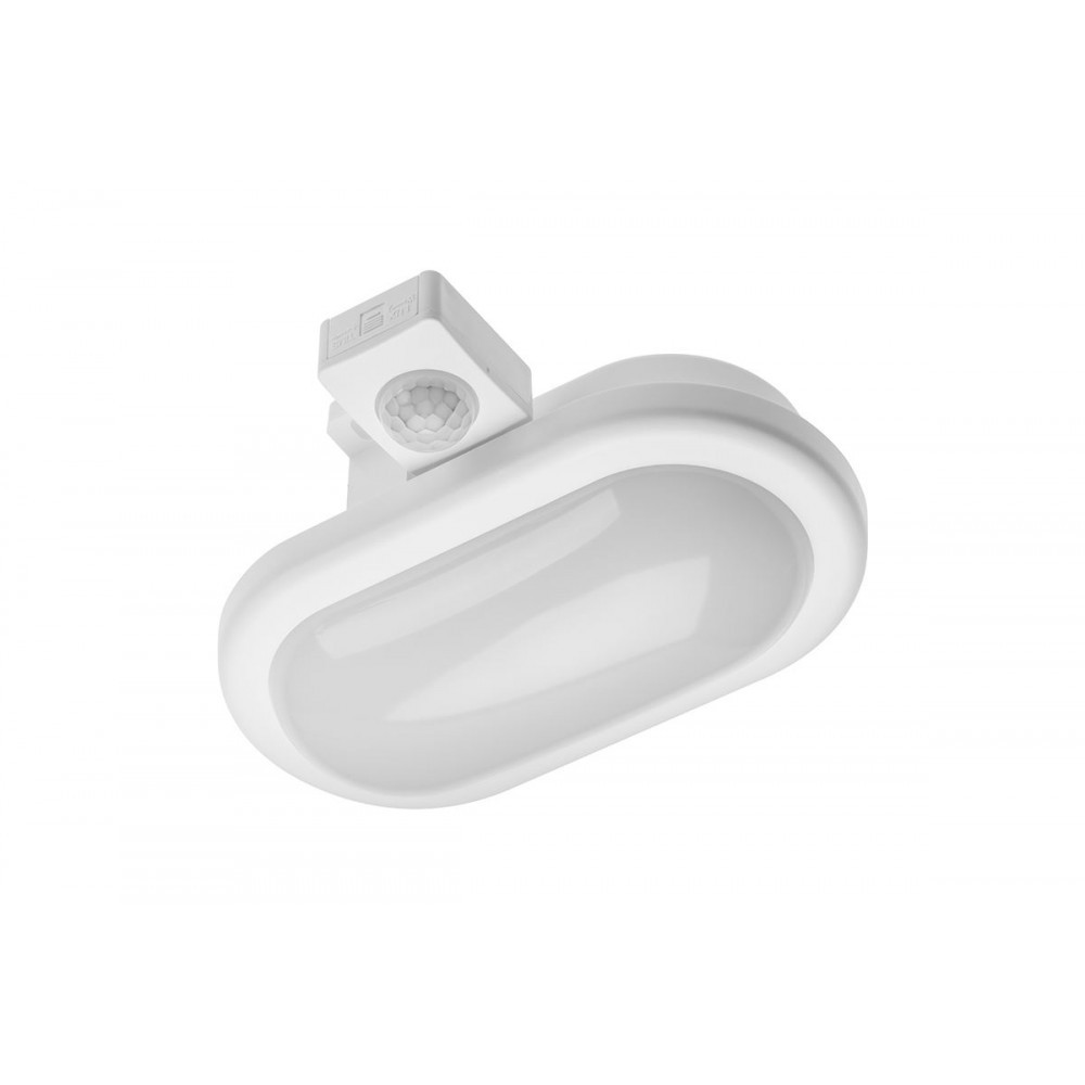 LED-laevalgusti DELTA liikumisanduriga, valge, 6 W, 400 Lm, 4000K, IP54 LD-DELOW6WC-NB GTV