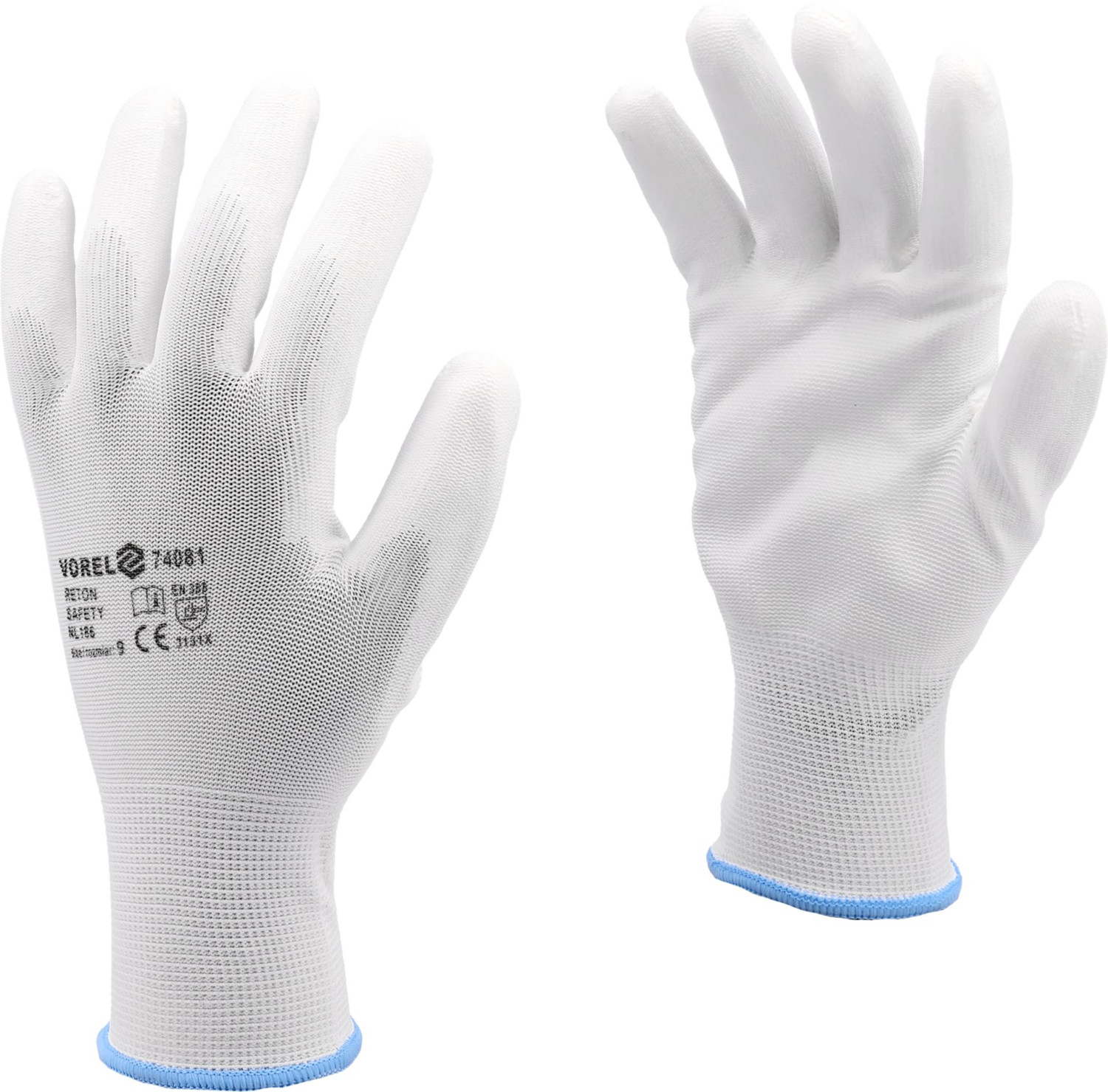 WORKING GLOVES, WHITE 10" 74082 VOREL