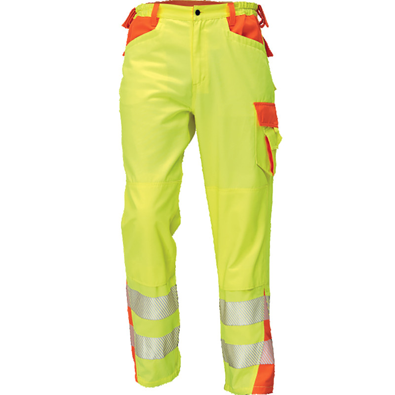 Darba bikses Hi-Vis LATTON dzeltens/oranžs 46 izm. CERVA