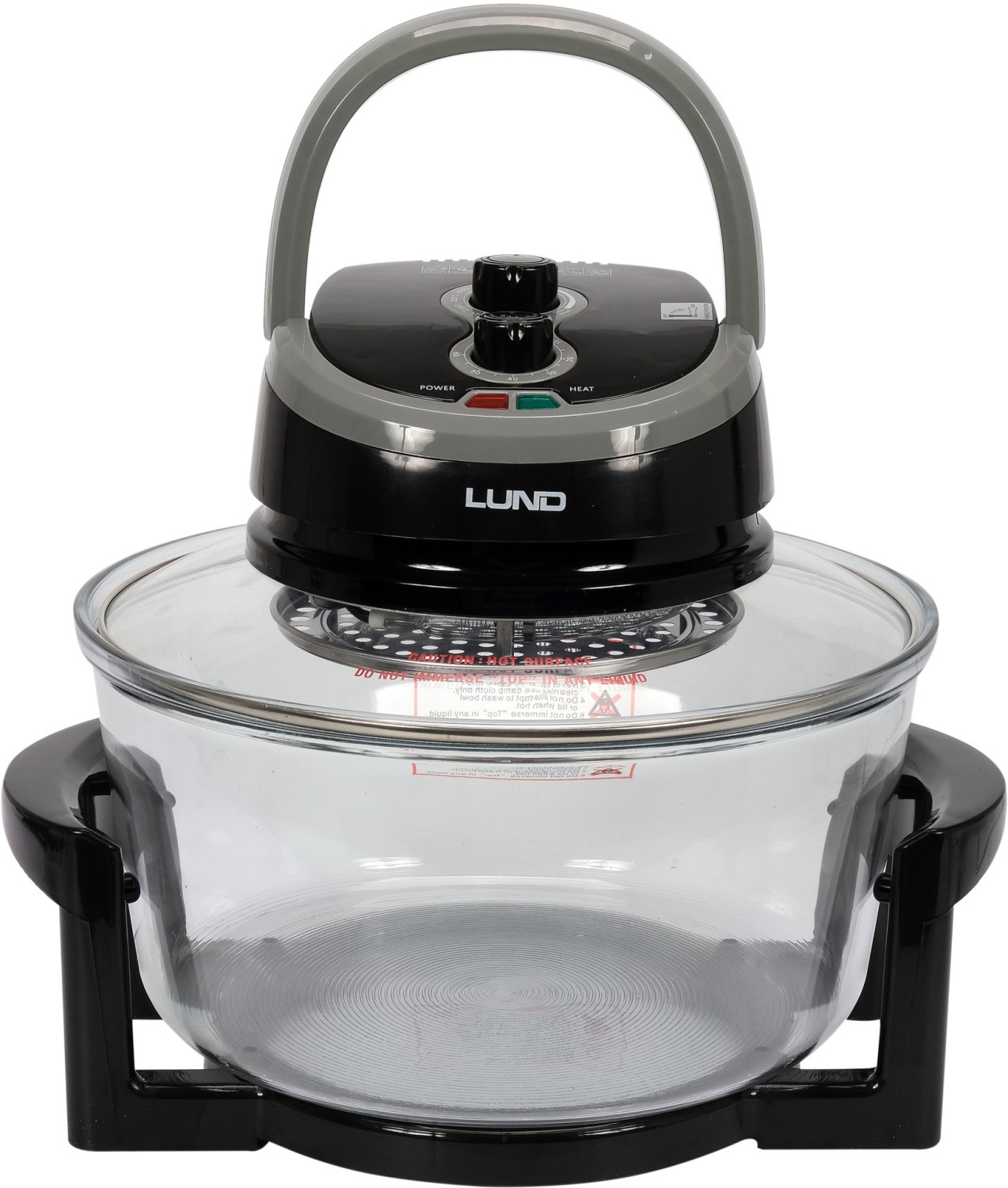 HALOGEN OVEN 17L BLACK, 9 ACCESSORIES 67642 LUND