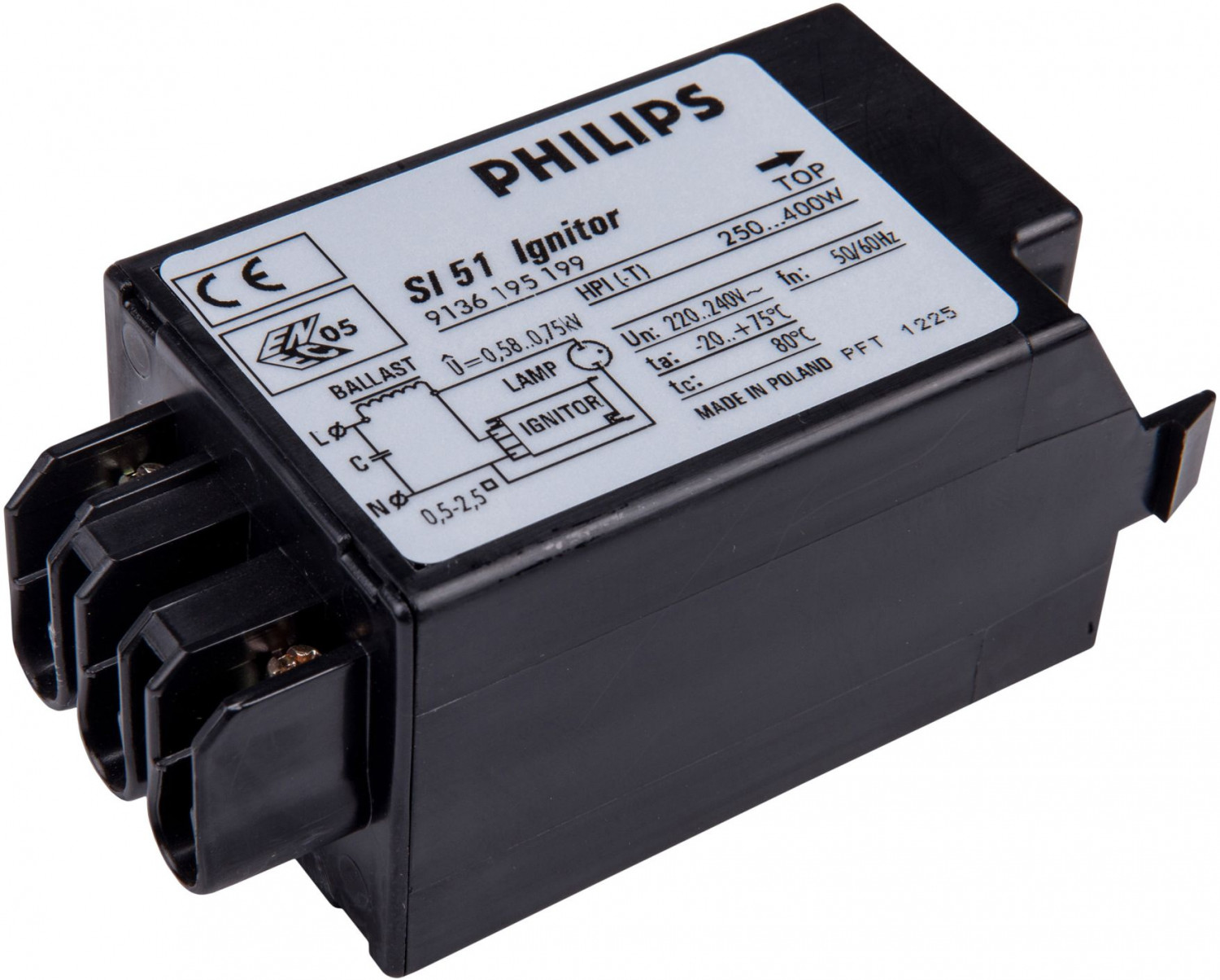 Uždegimo ritė 250-400W SI 51 913619519966 PHILIPS