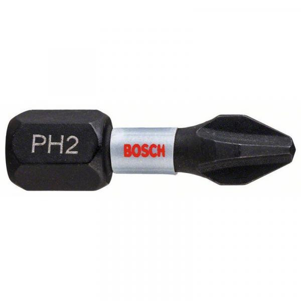 Skrūvgrieža uzg.PH2 /L=50 1 gab./ Impact, IMPACT CONTROL INSERT BIT 25MM (2 PCS.), 2608522481 BOSCH