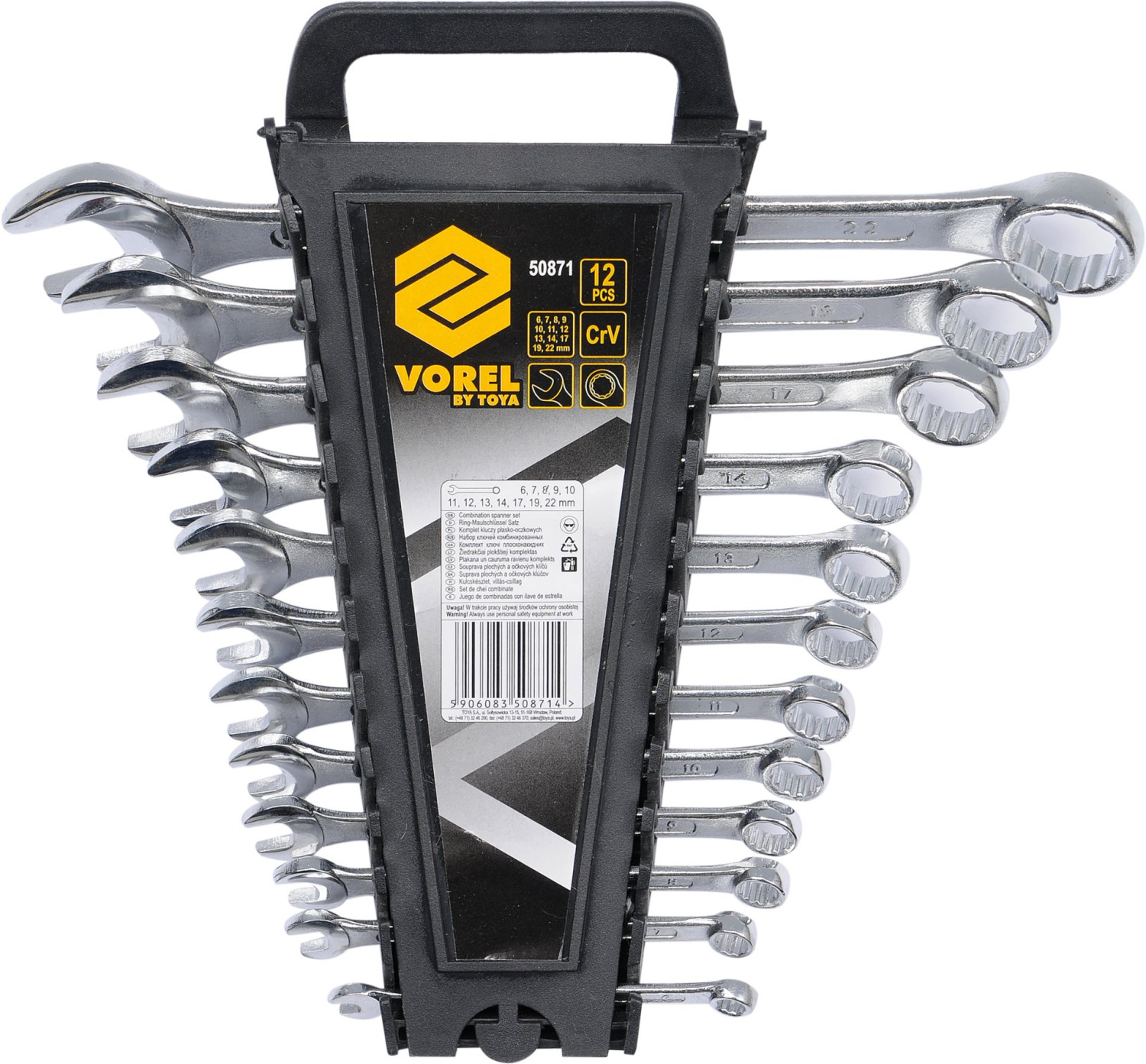 COMBINATION SPANNER SET 12PCS 50871 VOREL