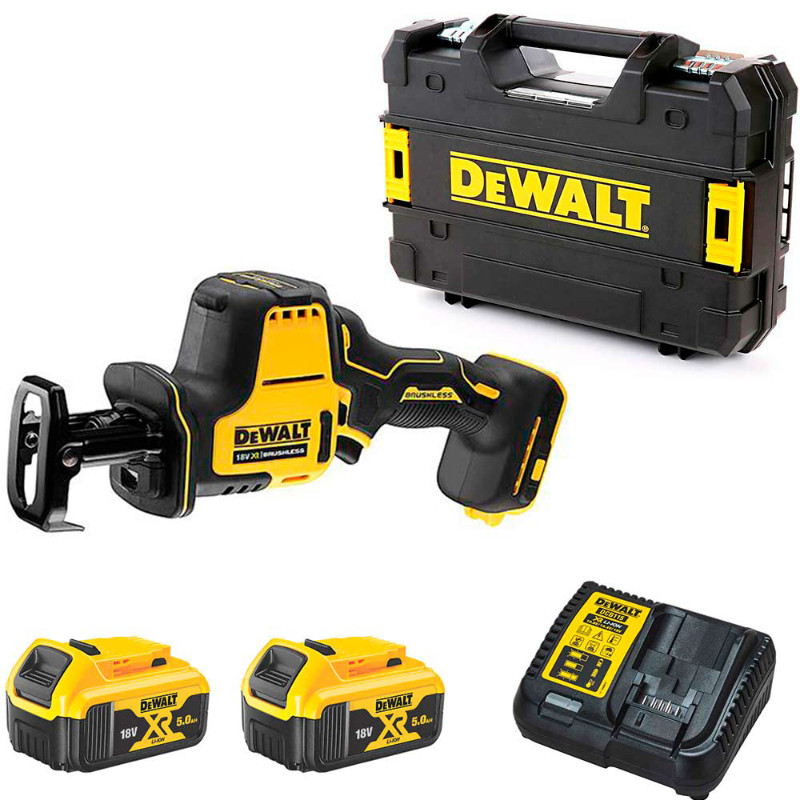 Akusaag 18V, DCS369P2, 2x5Ah, TSTAK, DCS369P2-QW DEWALT