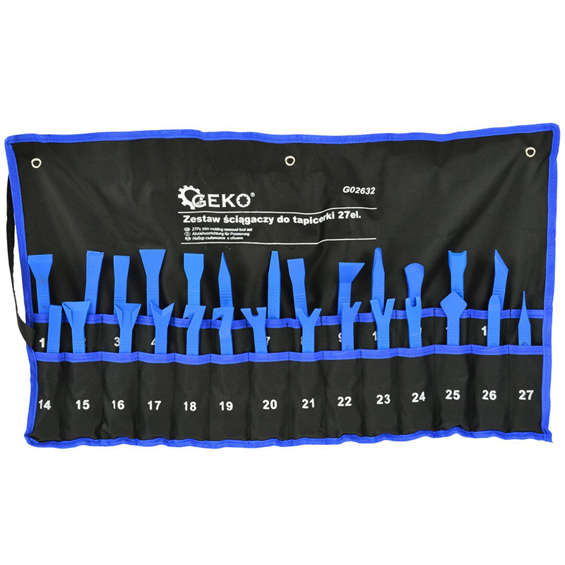 Interior cladding disassembly release tool set (27pcs.) G02632 Gecko