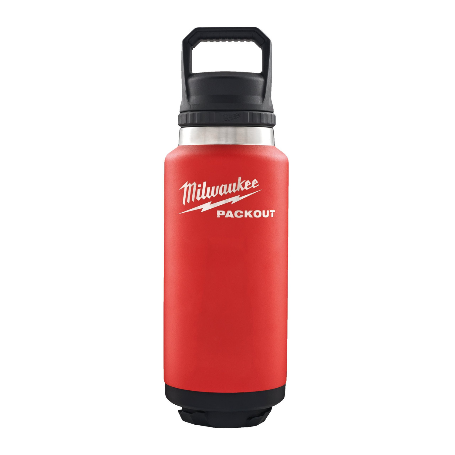 IEPAKOJUMA™ PUDELES, PACKOUT BOTTLE 1065 ML CHUG LID RED, 4932493467 MILWAUKEE