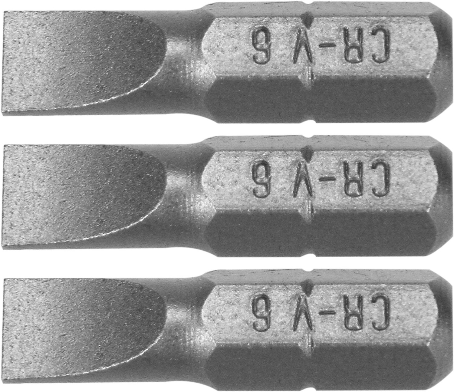 SCREWDRIVER BITS 1/4 25MM, 6MM 3 PCS 65482 STHOR