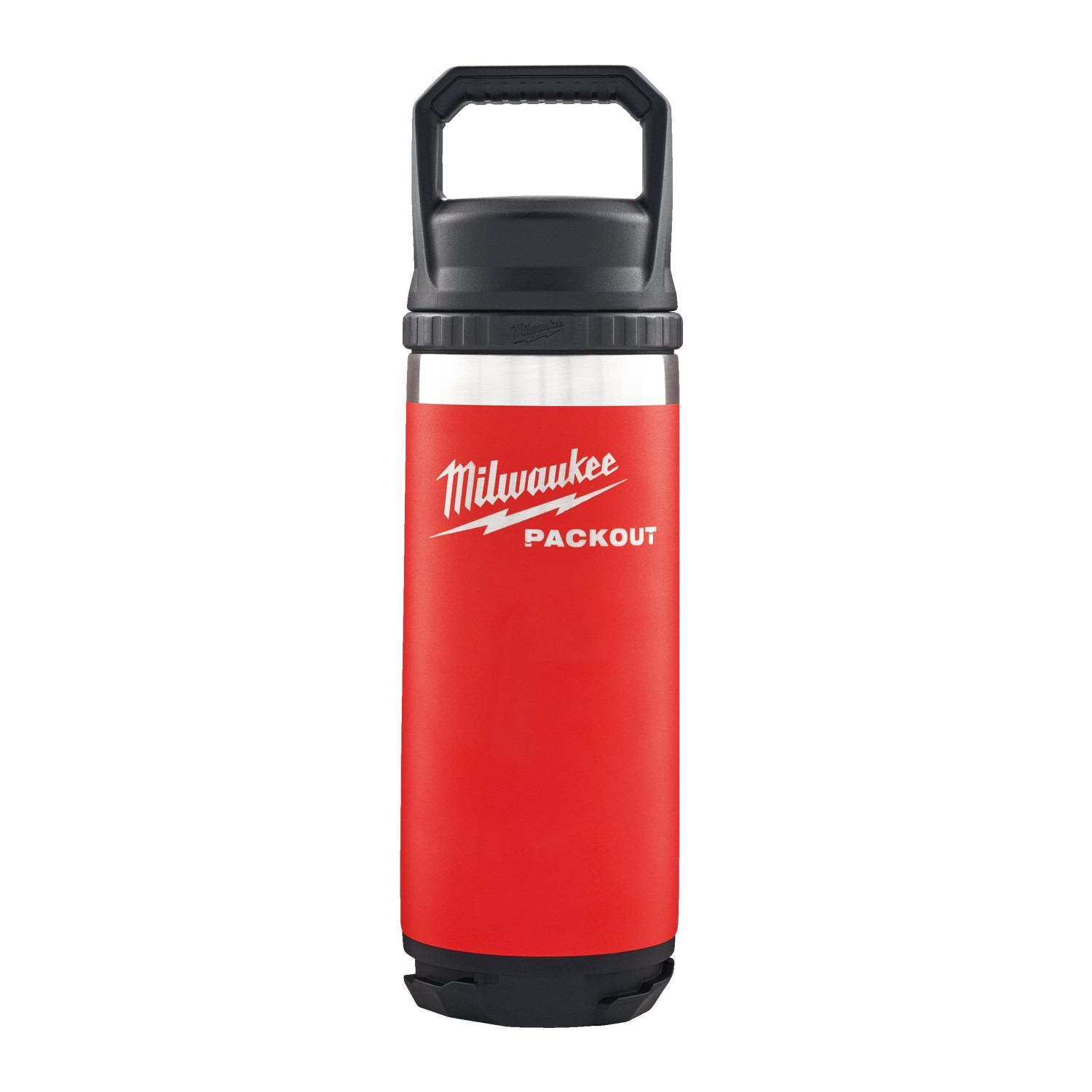 IEPAKOJUMA™ PUDELES, PACKOUT BOTTLE 532 ML CHUG LID RED, 4932493991 MILWAUKEE