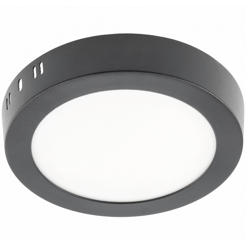 LED griestu gaismeklis ORIS PLUS, 13W, 3000K, 1020lm, IP20, 120°, melns; LD-ORN13W-CBP-10 GTV