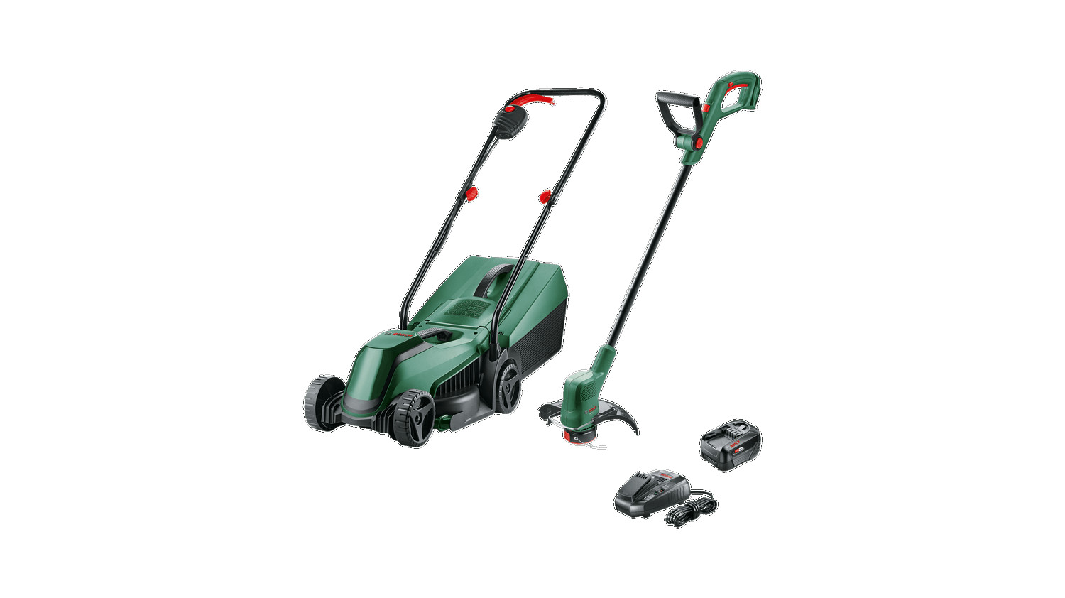 Akumulatora zāliena pļāvējs 18 V Lawncare komplekts, 06008B9D02 BOSCH