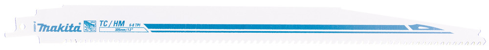 Universāls asmens TC/HM 305x1,25mm, (6-8tpi), 1gab., B-49856 MAKITA